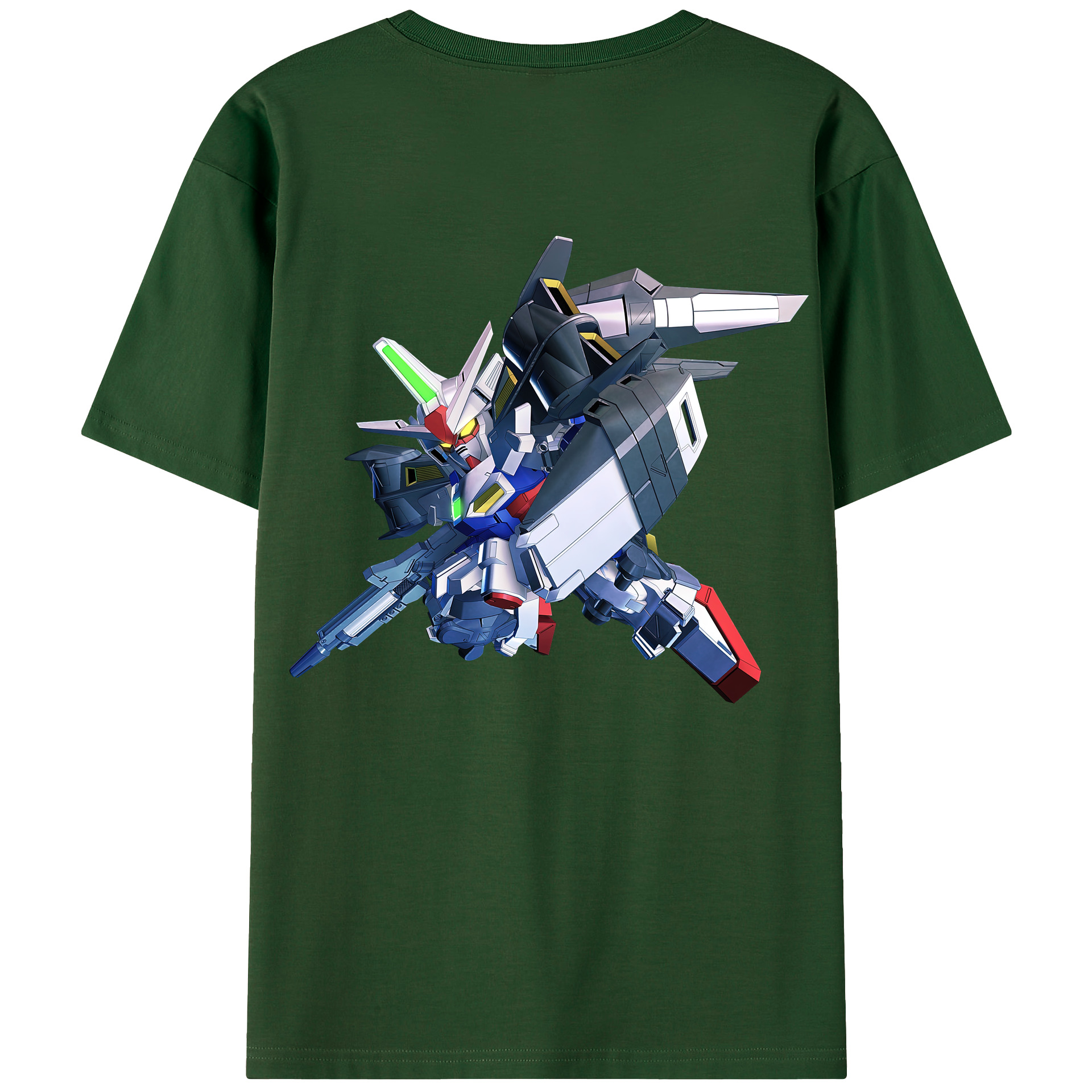 （画像用） 機動戦士ガンダム Mobile Suit Gundam 綿100％半袖Tシャツ（背面プリント）